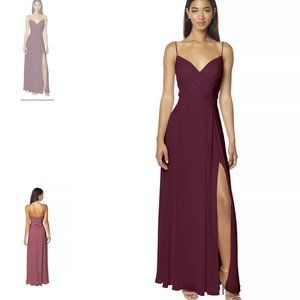 NWT Wine Bill Levkoff Dress (Style #7133)